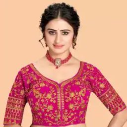 Women Self-design Front Open Blouse-image-2