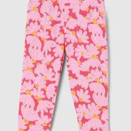 Girls Floral Print Leggings with Elasticated Waist-image-45