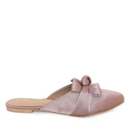 Flat Mules with Bow Accent-image-1