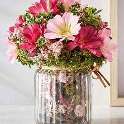 Natural Dried Flowers in Glass Jar-image-28