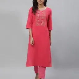 Women Embroidered Straight Kurta-picture-37