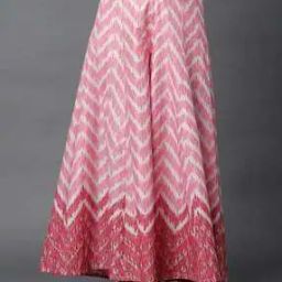 Women Chevron Print Loose Fit Semi-Flared Palazzos-picture-20
