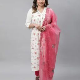 Women Embroidered Nylon Organza Dupatta-picture-40