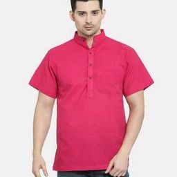Men Cotton Short Kurta-image-12