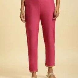Women Embroidered Slim Fit Pants-image-47