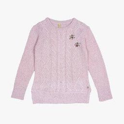 Knitted Sweater with Embellished Applique-image-24