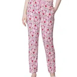 Allover Print & Functional Pocket Lounge Pants-image-31