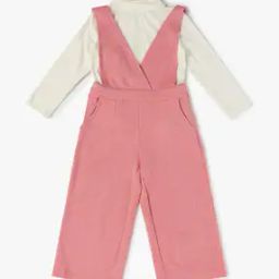 Girls Houndstooth Pattern Jumpsuit with Top-picture-36