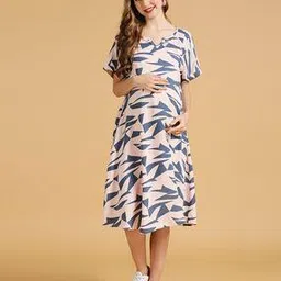 Women Printed Fit & Flare Dress-image-80