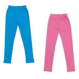 Pack of 2 Leggings with Elasticated Waist-image-59
