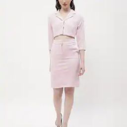 Women Sheath Dress with Lapel Collar-image-18