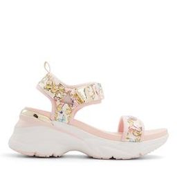 Women Open-Toe Wedges with Velcro Fastening-image-40