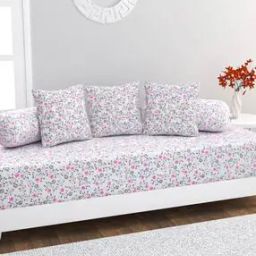 Cotton 6 pc Diwan Set-23