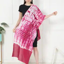 Women Tie & Dye Print Stole-image-99