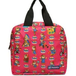 Printed Reusable Lunch Bag with Zip Closure-15