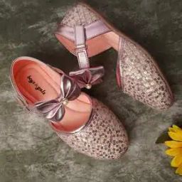 Girls Embellished Casual Shoes with Bow Accent-image-130