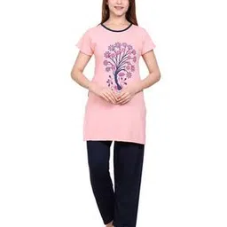 twenty me Self-design Nightwear Set-picture-12