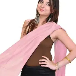 Women Reversible Scarf with Tassel-image-64