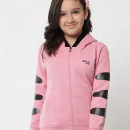 Printed Zip-Front Hoodie-26