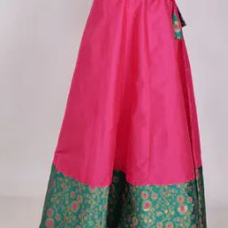 Women Floral Print Flared Skirt-25