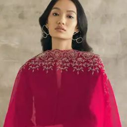 Women Embroidered A-Line Kurta Suit Set-image-61
