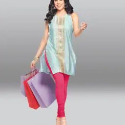 Full-Length Cotton Stretchable Leggings-image-89