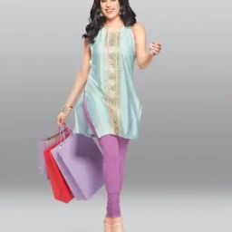 Full-Length Cotton Stretchable Leggings-image-70