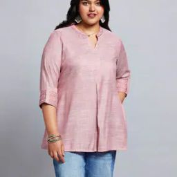 Women Mandarin Collar Sleeves Workwear Tunic-picture-41