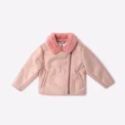 Jacket with Fur Collar-10