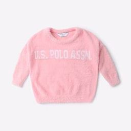 Logo Print Eyelash Sweater-13