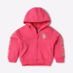 Zip-Front Hoodie with Split-Kangaroo Pockets-image-10