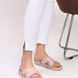 Women Criss-Cross Slip-On Slides-37