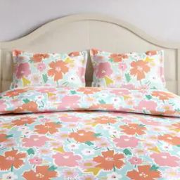 140 TC Floral Print King-Size Bedsheet with Pillow Covers-19