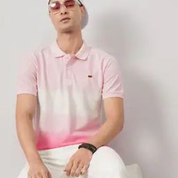 Men Ombre-Dyed Slim Fit Polo T-Shirt-picture-16