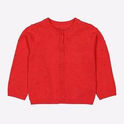 Swiss Dotted Button-Front Cardigan-image-72