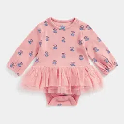 Girls Crafted with Care Full-Sleeves Bodysuit-image-3