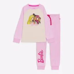 Barbie Print T-Shirt & Jogger Set-picture-14