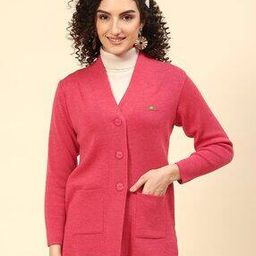 monte carlo Women Button-Down Cardigan with Patch Pockets-picture-3