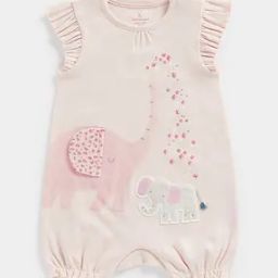 Elephant Print Romper-picture-44