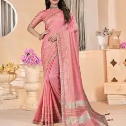 Women Embellished Saree with Tassels-image-72