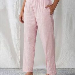 Women Pants with Insert Pockets & Elasticated Waistband-image-106