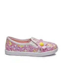 Girls Floral Print Flat Shoes-picture-38