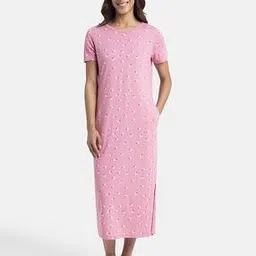 jockey Women Heart Print Round-Neck Nighties-picture-44