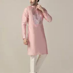 Men Embellished Regular Fit Kurta-image-13