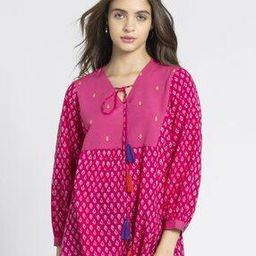 Women Printed A-Line Kurti-image-85