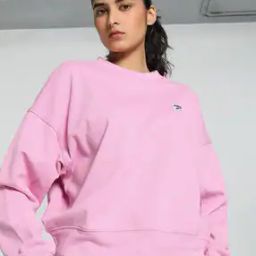 puma Oversized Sweatshirt with Drop-Shoulder Sleeves-picture-17