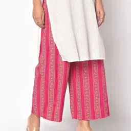 Floral Print Palazzo Pants-image-79