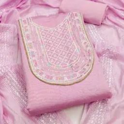 Women Embroidered 3-Piece Unstitched Dress Material-image-69