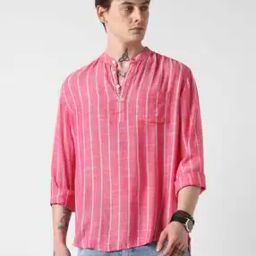 Men Slim Fit Striped Kurta-picture-11