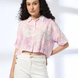 Women Floral Print Relaxed Fit Shirt-image-60